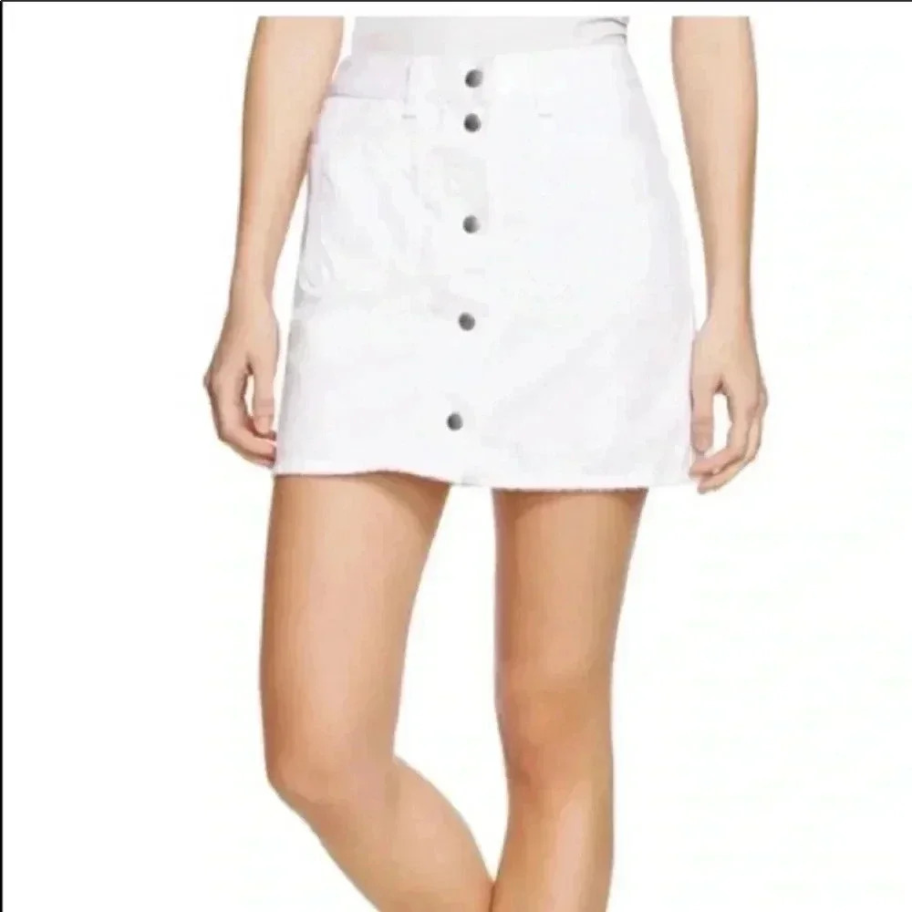 Rag and Bone White Denim Skirt 30 EUC​​